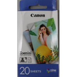 SALE OUT. 20 sheets | ZP-2030 | Photo Paper | White | 5 x 7.6 cm | DAMAGED PACKAGING