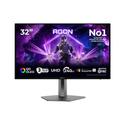 AOC | AG326UZD2 | 32 " | QD-OLED | UHD | 16:9 | 240 Hz | 0.03 ms | 3840 x 2160 pixels | 1000 cd/m | HDMI ports quantity 1 | Blac
