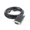 Cablexpert HDMI to VGA and Audio Adapter Cable, Single Port, 1.8m, Black | Cablexpert