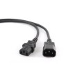 Cablexpert | PC-189 | Black | C14 coupler | C14 coupler