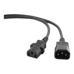 Cablexpert | PC-189 | Black | C14 coupler | C14 coupler