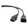 Cablexpert | PC-189 | Black | C14 coupler | C14 coupler