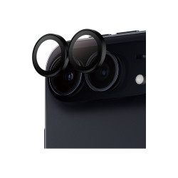 PanzerGlass Hoops | Camera Lens | Apple | iPhone Duo | Metal/Silicone | Black