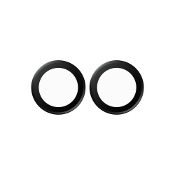 PanzerGlass Hoops | Camera Lens | Apple | iPhone Duo | Metal/Silicone | Black