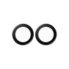PanzerGlass Hoops | Camera Lens | Apple | iPhone Duo | Metal/Silicone | Black