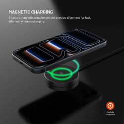 Fixed MagPad Slim wireless charger with Qi2.2, MagSafe support