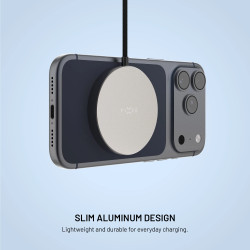 Fixed MagPad Slim wireless charger with Qi2.2, MagSafe support