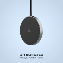 Fixed MagPad Slim wireless charger with Qi2.2, MagSafe support