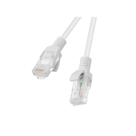 Lanberg Patchcord CAT.5E UTP 0.25M fluke passed 10-pack, Grey | PCU5-20CC-0025-S