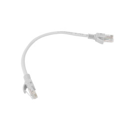 Lanberg Patchcord CAT.5E UTP 0.25M fluke passed 10-pack, Grey | PCU5-20CC-0025-S