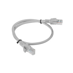 Lanberg Patchcord CAT.5E UTP 1M fluke passed 10-pack, Grey | PCU5-20CC-0100-S