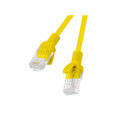 Lanberg Patchcord CAT.5E UTP 0.5M fluke passed 10-pack, Yellow | PCU5-20CC-0050-Y