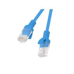 Lanberg Patchcord CAT.5E UTP 1M fluke passed 10-pack, Blue | PCU5-20CC-0100-B