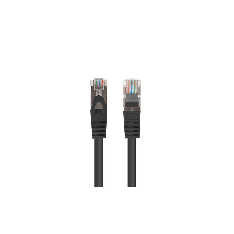 Lanberg Patchcord CAT.6 FTP 5M fluke passed 10-pack, Black | PCF6-20CC-0500-BK