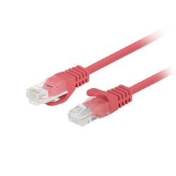 Lanberg Patchcord CAT.5E UTP 1M fluke passed 10-pack, Red | PCU5-20CC-0100-R
