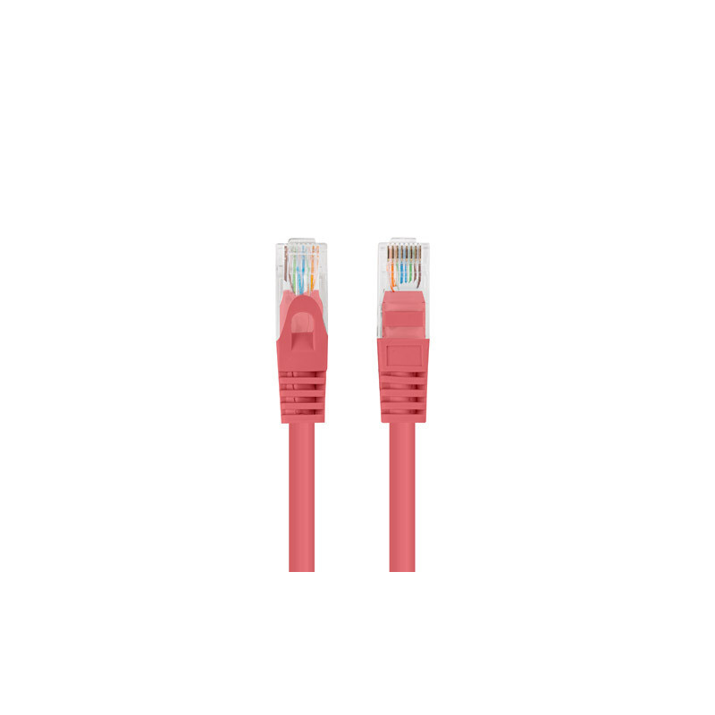 Lanberg Patchcord CAT.5E UTP 2M fluke passed 10-pack, Red | PCU5-20CC-0200-R