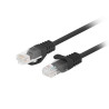 Lanberg Patchcord CAT.6 UTP 2M fluke passed 10-pack, Black | PCU6-20CC-0200-BK