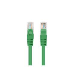 Lanberg Patchcord CAT.6 UTP 3M fluke passed 10-pack, Green | PCU6-20CC-0300-G