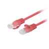 Lanberg Patchcord CAT.6 UTP 0.25M fluke passed 10-pack, Red | PCU6-20CC-0025-R