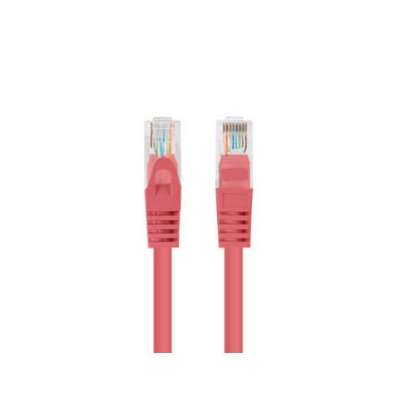 Lanberg Patchcord CAT.6 UTP 2M fluke passed 10-pack, Red | PCU6-20CC-0200-R
