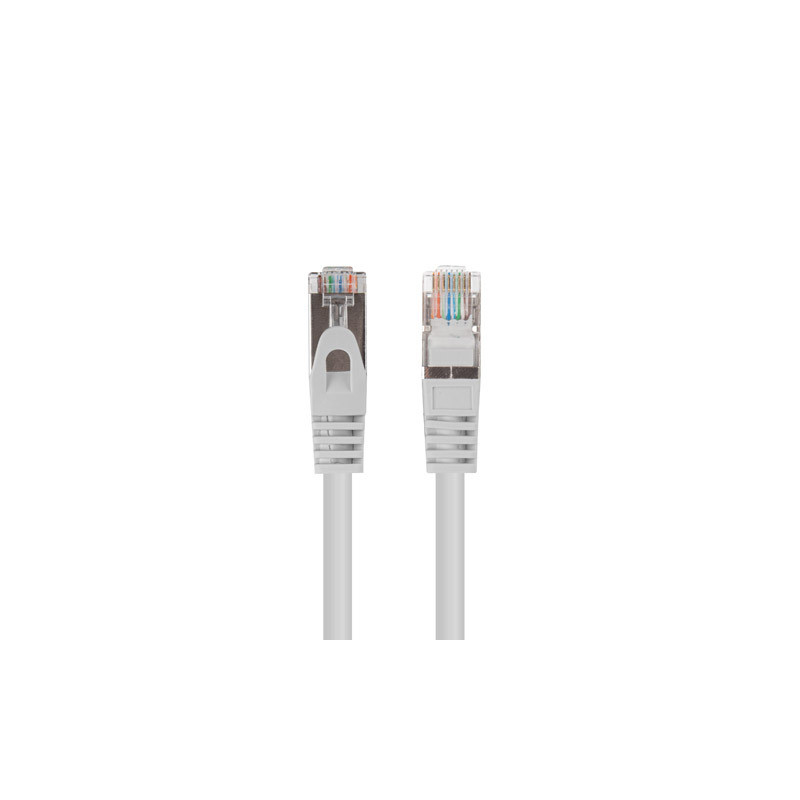 Lanberg Patchcord CAT.6 FTP 0.25M fluke passed 10-pack, Grey | PCF6-20CC-0025-S
