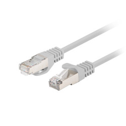Lanberg Patchcord CAT.6 FTP 0.5M fluke passed 10-pack, Grey | PCF6-20CC-0050-S