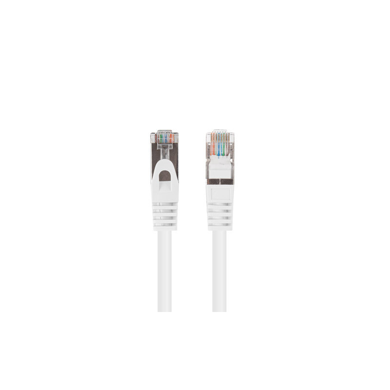 Lanberg Patchcord CAT.6 FTP 2M fluke passed 10-pack, White | PCF6-20CC-0200-W