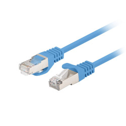 Lanberg Patchcord CAT.6 FTP 0.5M fluke passed 10-pack, Blue | PCF6-20CC-0050-B