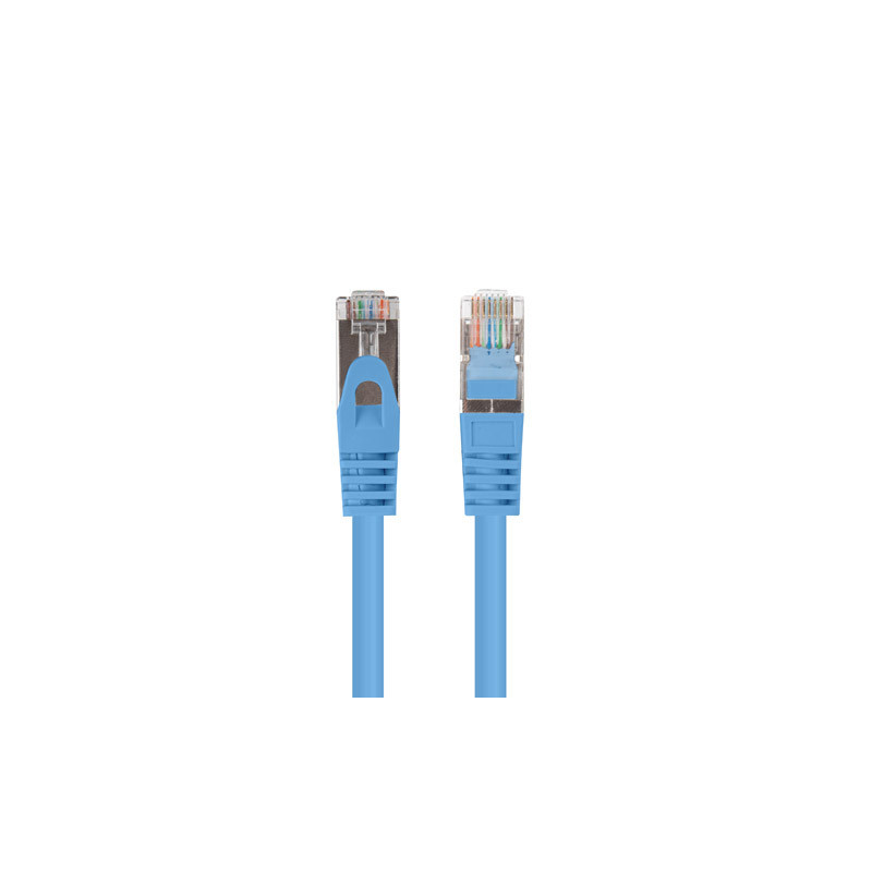 Lanberg Patchcord CAT.6 FTP 1.5M fluke passed 10-pack, Blue | PCF6-20CC-0150-B