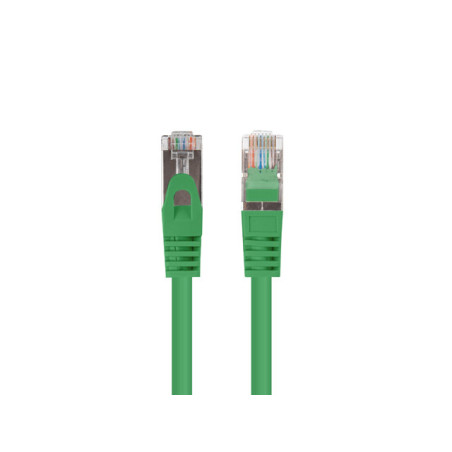 Lanberg Patchcord CAT.6 FTP 0.25M fluke passed 10-pack, Green | PCF6-20CC-0025-G