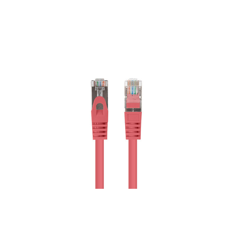 Lanberg Patchcord CAT.6 FTP 0.5M fluke passed 10-pack, Red | PCF6-20CC-0050-R
