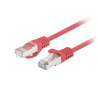 Lanberg Patchcord CAT.6 FTP 0.5M fluke passed 10-pack, Red | PCF6-20CC-0050-R