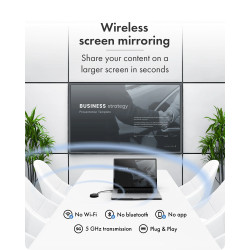 Raidsonic Wireless USB-C to HDMI Video Transmission System | IB-WL101