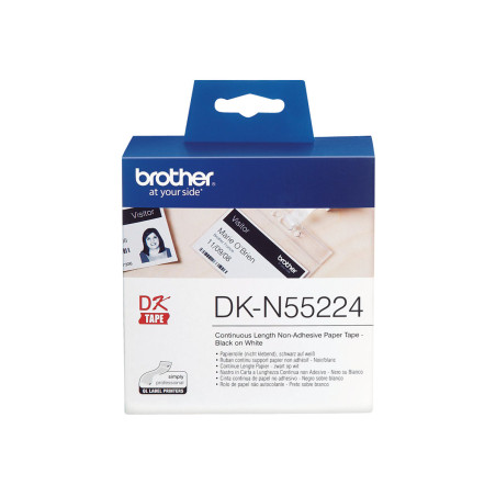 Brother DK-N55224 | Black on White | Roll (5.4 cm x 30.5 m)