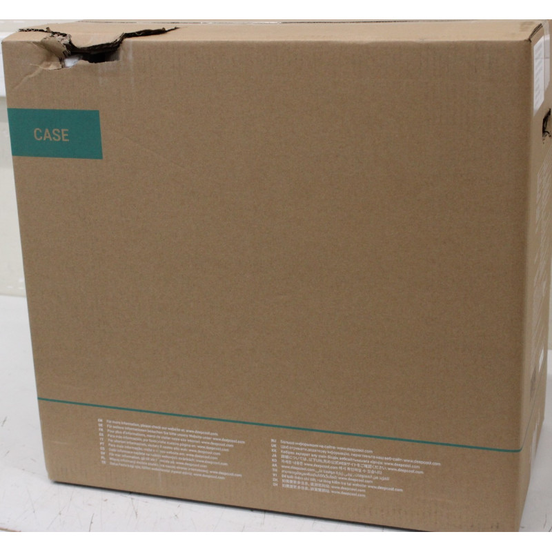 SALE OUT. Deepcool CG580 4F V2 TOWER CASE | Deepcool Case | CG580 4F V2 | ATX | Black | DAMAGED PACKAGING