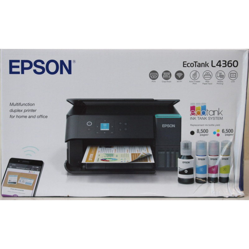 SALE OUT. Epson EcoTank L4360 Inkjet Printer | SALE OUT. | Epson Multifunctional printer | EcoTank L4360 | Inkjet | Colour | A4 