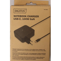 SALE OUT. Digitus Notebook Charger USB-C, 100W GaN / | SALE OUT. Digitus Notebook Charger USB-C, 100W | DA-10072 | DAMAGED PACKA