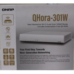 SALE OUT. QNAP QHora-301W WiFi 6 up to 3.5Gbps Speed AX optimized Quad-Core Processor 4x4 MU-MIMO & OFDMA 2* 10GbE (Multi-Gig) W