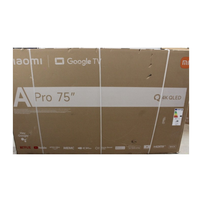 SALE OUT. Xiaomi QLED TV A Pro 2026 75" | SALE OUT. Xiaomi QLED TV A Pro 2026 | 75 | Smart TV | Google TV | 4K UHD | DAMAGED PAC