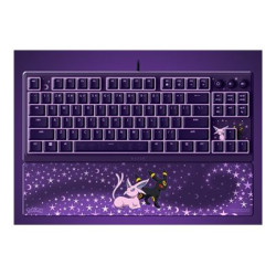 Razer Ornata V3 Tenkeyless | Gaming keyboard | Wired | US | Razer Mecha-Membrane Switches | Wrist Rest | Pokémon Espeon/Umbreon 