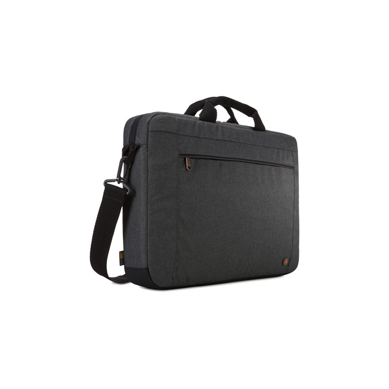 Case Logic | Era Attaché | Fits up to size 15.6 " | Messenger - Briefcase | Shoulder strap | Obsidian