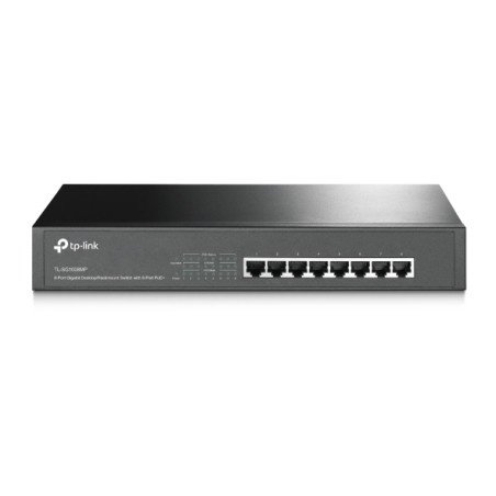 TP-LINK | Switch | TL-SG1008MP | Unmanaged | Desktop/Rackmountable | Gigabit Ethernet (copper) ports quantity 8 | PoE+ ports qua
