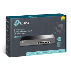 TP-LINK | Switch | TL-SG1008MP | Unmanaged | Desktop/Rackmountable | Gigabit Ethernet (copper) ports quantity 8 | PoE+ ports qua