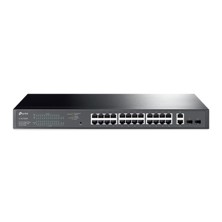 TP-LINK | Switch | TL-SG1428PE | Web managed | Rackmountable | SFP ports quantity 2 | PoE+ ports quantity 24 | Power supply type
