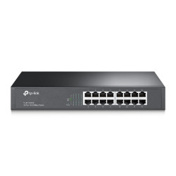 TP-LINK | Switch | TL-SF1016DS | Unmanaged | Desktop/Rackmountable | 10/100 Mbps (RJ-45) ports quantity 16 | Power supply type E