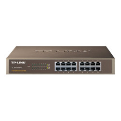 TP-LINK | Switch | TL-SF1016DS | Unmanaged | Desktop/Rackmountable | 10/100 Mbps (RJ-45) ports quantity 16 | Power supply type E