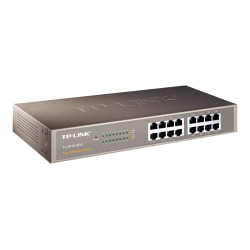 TP-LINK | Switch | TL-SF1016DS | Unmanaged | Desktop/Rackmountable | 10/100 Mbps (RJ-45) ports quantity 16 | Power supply type E