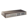 TP-LINK | Switch | TL-SF1016DS | Unmanaged | Desktop/Rackmountable | 10/100 Mbps (RJ-45) ports quantity 16 | Power supply type E