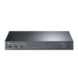TP-LINK | 8-Port 10/100Mbps + 3-Port Gigabit Desktop Switch with 8-Port PoE+ | LS1008 | Unmanaged | Desktop | Power supply type 