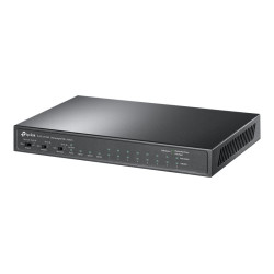 TP-LINK | 8-Port 10/100Mbps + 3-Port Gigabit Desktop Switch with 8-Port PoE+ | LS1008 | Unmanaged | Desktop | Power supply type 